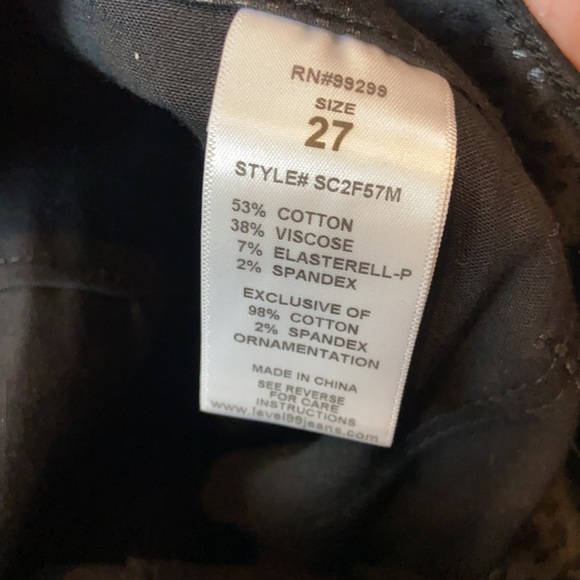 Level 99 Jolie Glossy Panther Utility Pants Jogger - Picture 7 of 8